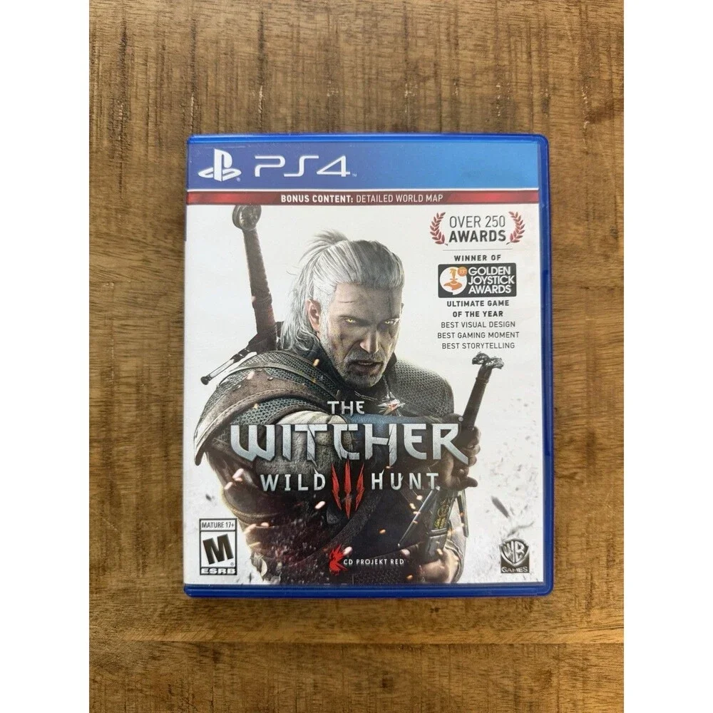Witcher‎ 3: Wild Hunt Sony PlayStation 4 PS4 Map Included